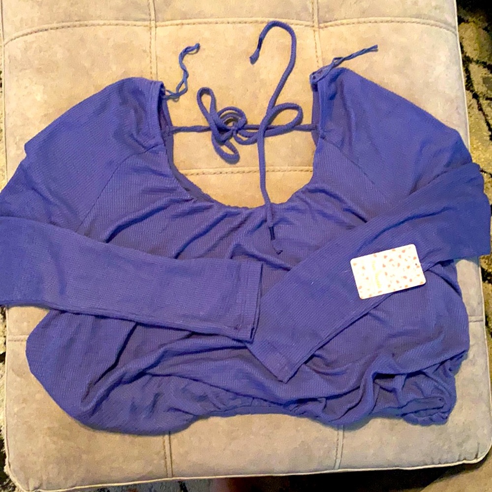 Free People crop/blouson Shirt
